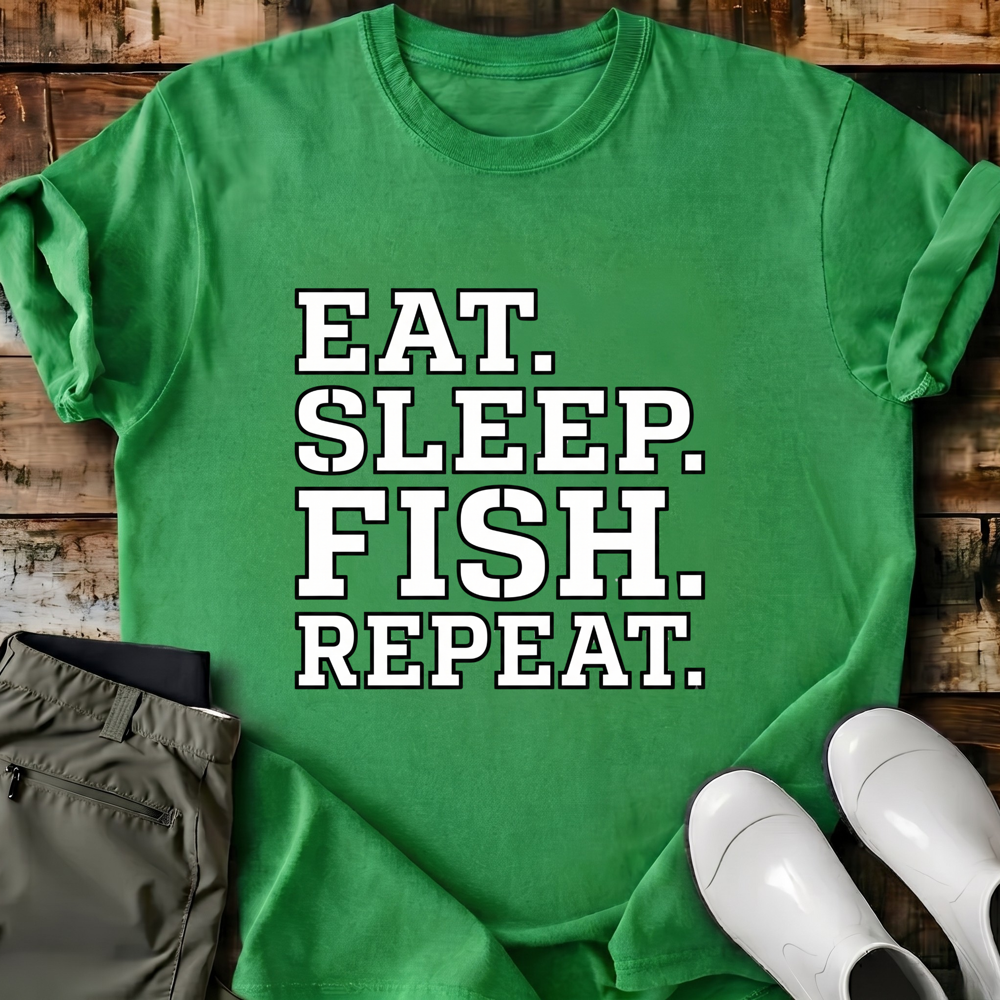 Eat. Sleep. Fish. Repeat. T-Shirt