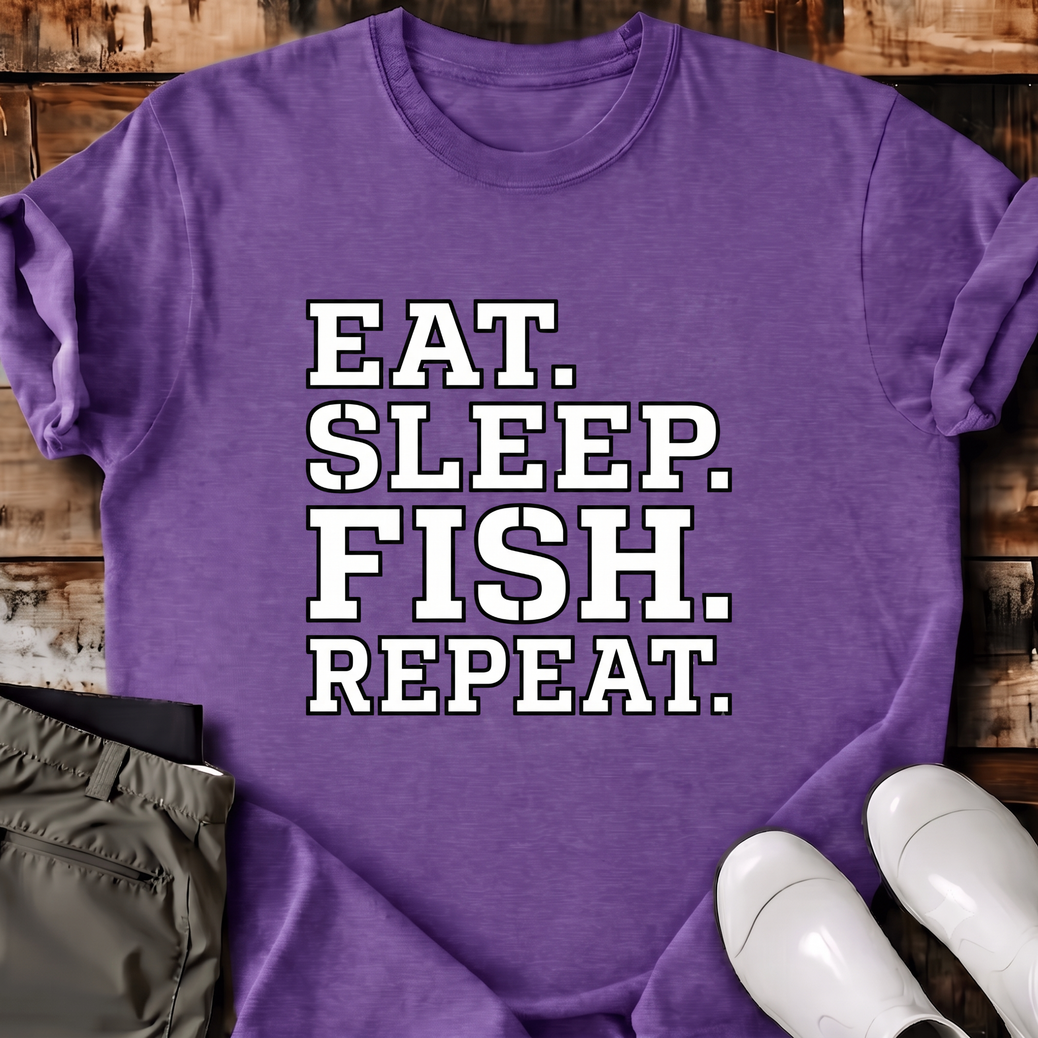 Eat. Sleep. Fish. Repeat. T-Shirt
